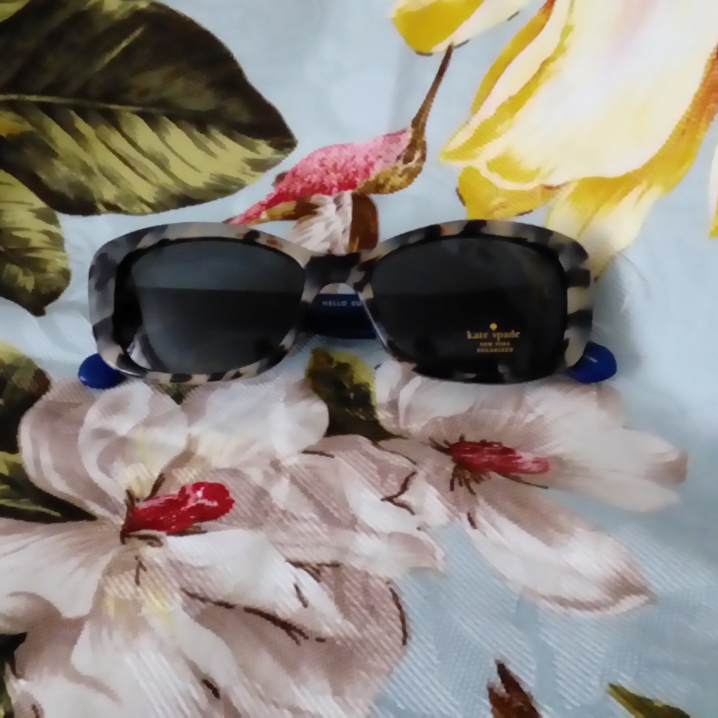 Kate Spade Clarretta Havana Blue Grey